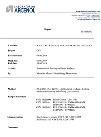 antimicrobial superficies plasticas