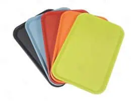 bandejas de servicio diferentes colores